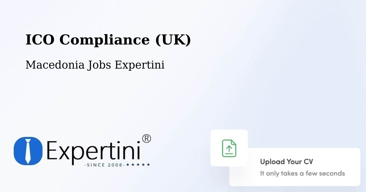 UK Data Protection & ICO Compliance – Usje - Macedonia Jobs Expertini